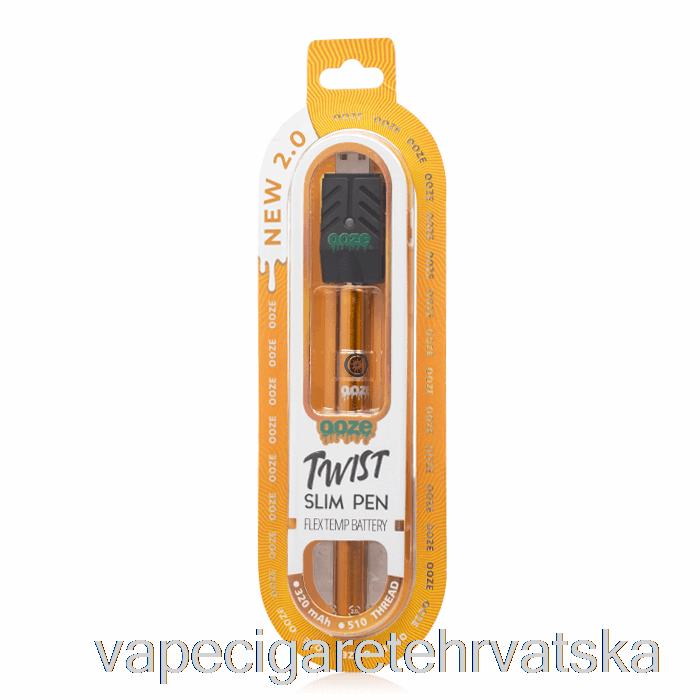 Vape Hrvatska Ooze Slim Twist Pen 2.0 Flex Temp Baterija Sočna Narančasta